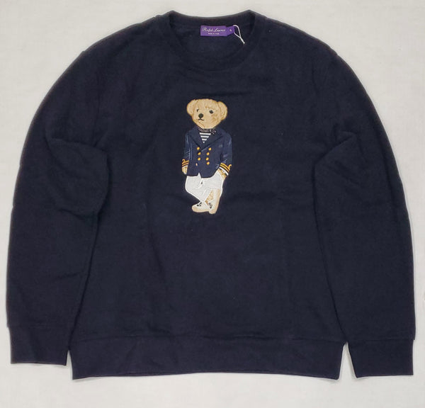 Ralph Lauren Purple Label Patch Bear Sweater - Unique Style