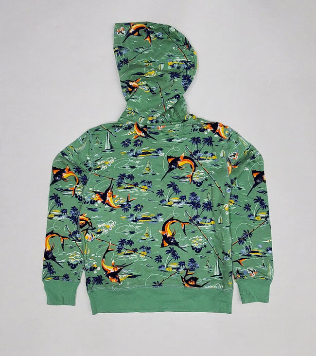 Nwt Kids Polo Ralph Lauren Marlin Allover Hoody (10-12) - Unique Style