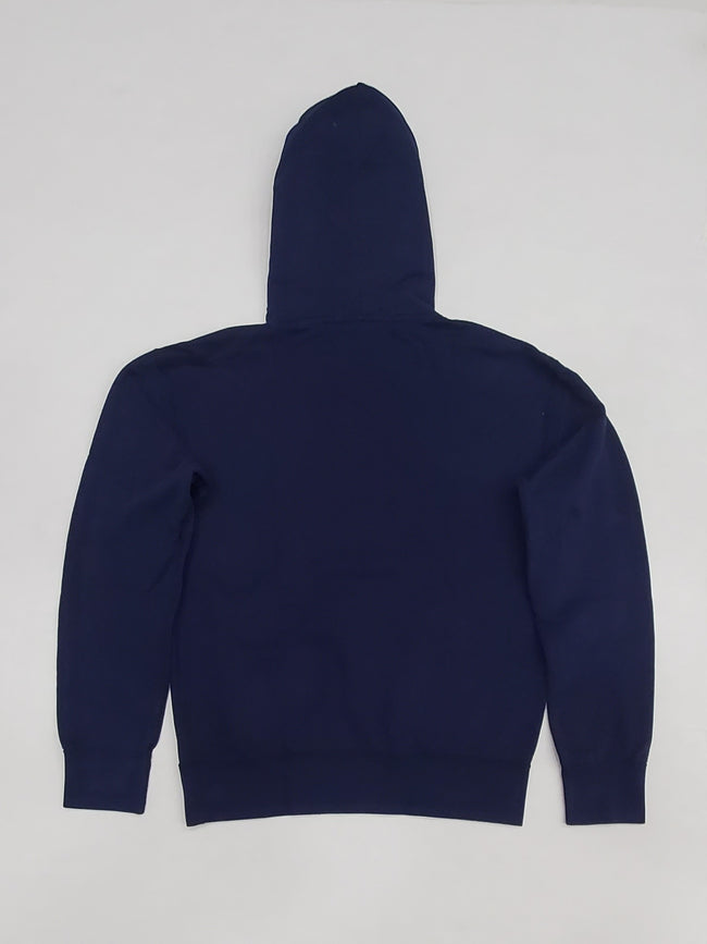 Nwt Polo Ralph Lauren Navy Blue/Green Small Pony Pullover Hoodie - Unique Style