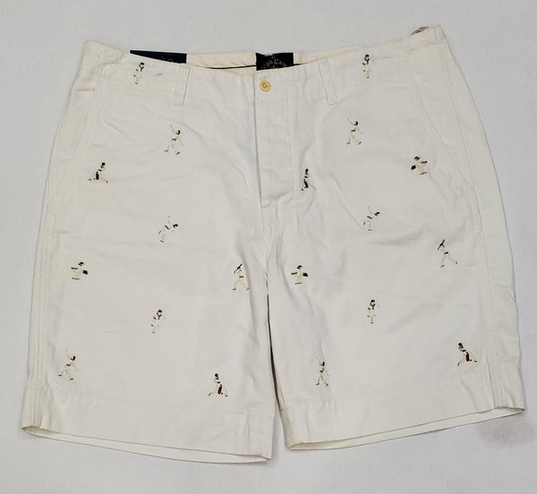 Nwt Polo Ralph Lauren Allover Embroidered Cricket Shorts - Unique Style