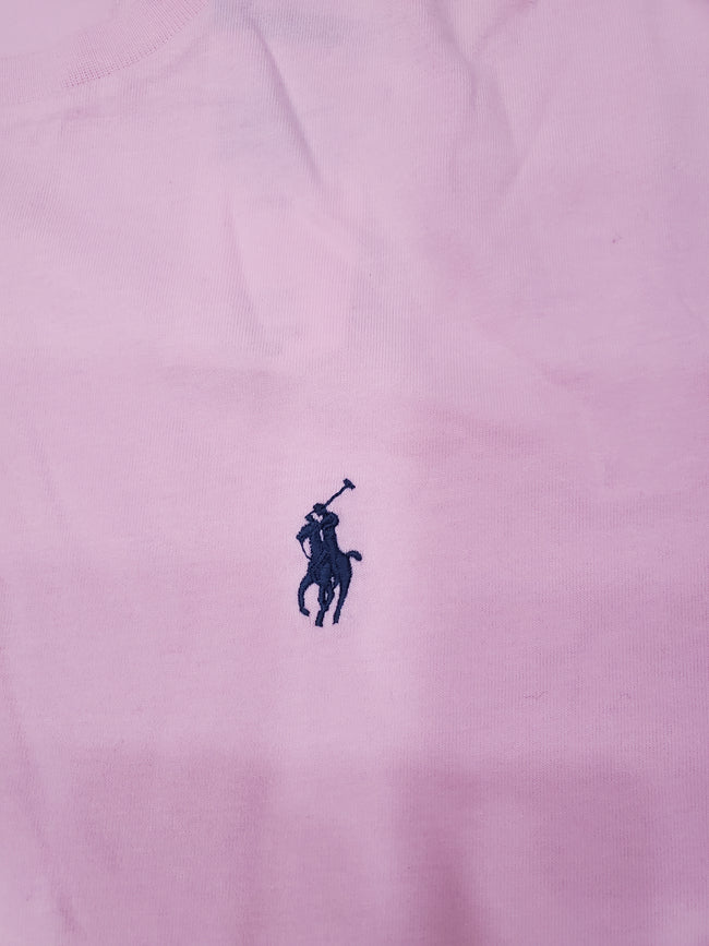 Nwt Polo Ralph Lauren "Carmel Pink 667009" Small Pony RoundNeck Tee - Unique Style