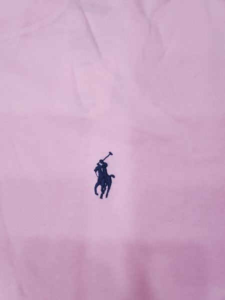 Nwt Polo Ralph Lauren "Carmel Pink 667009" Small Pony RoundNeck Tee - Unique Style