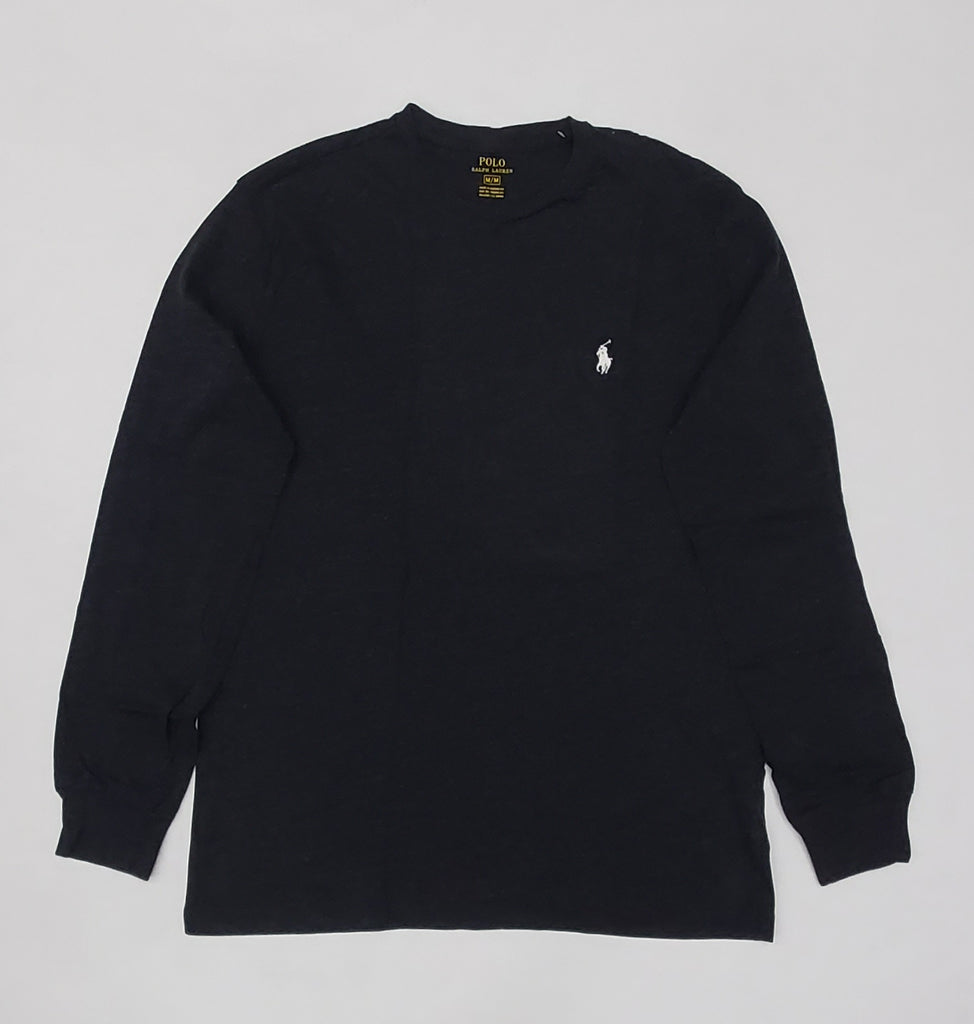 Polo Ralph Lauren Dark Heather Small Pony Long Sleeve Tee