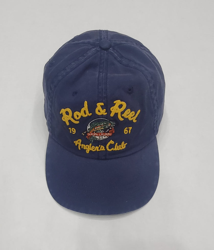 Nwt Polo Ralph Lauren Navy Rod Reel Adjustable Hat