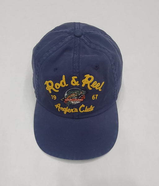Nwt Polo Ralph Lauren Navy Rod Reel Adjustable Hat - Unique Style
