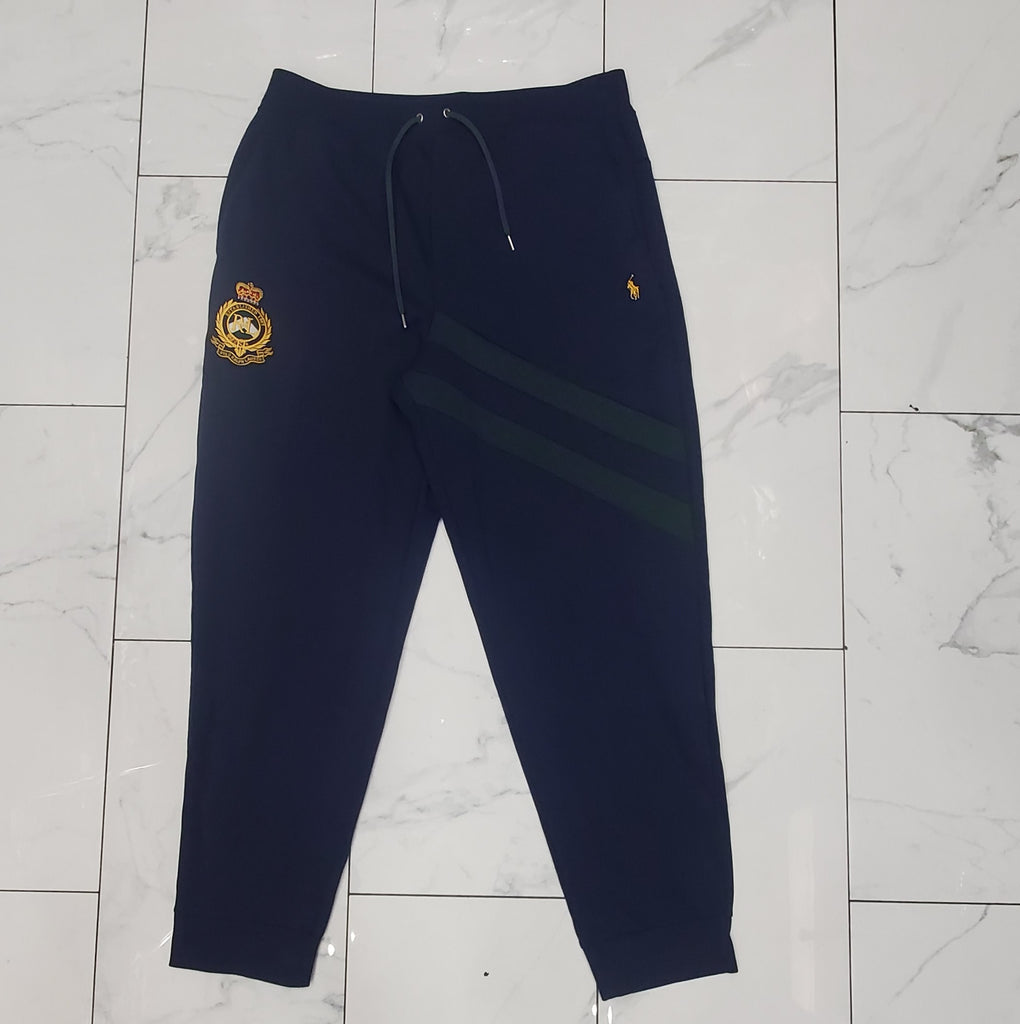 Nwt Polo Big & Tall Navy/Green Crest Joggers