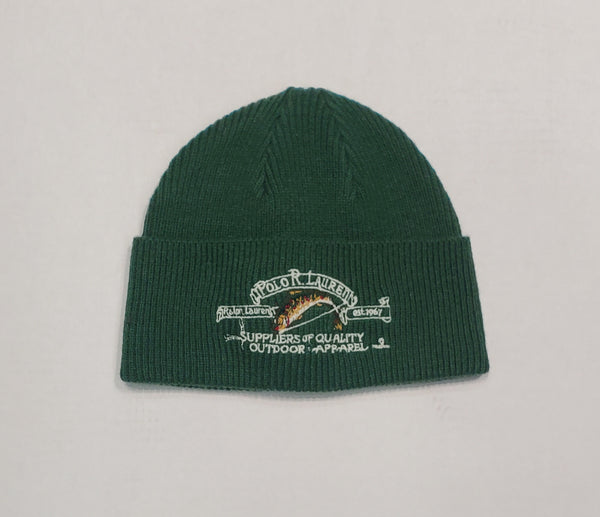 NWT Polo Ralph Lauren Green Suppliers Quality Outdoor Apparel Sportsman Skully - Unique Style