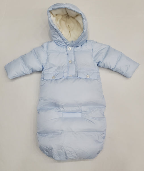 Nwt Boys Polo Ralph Lauren Blue One Piece Coat (3M) - Unique Style