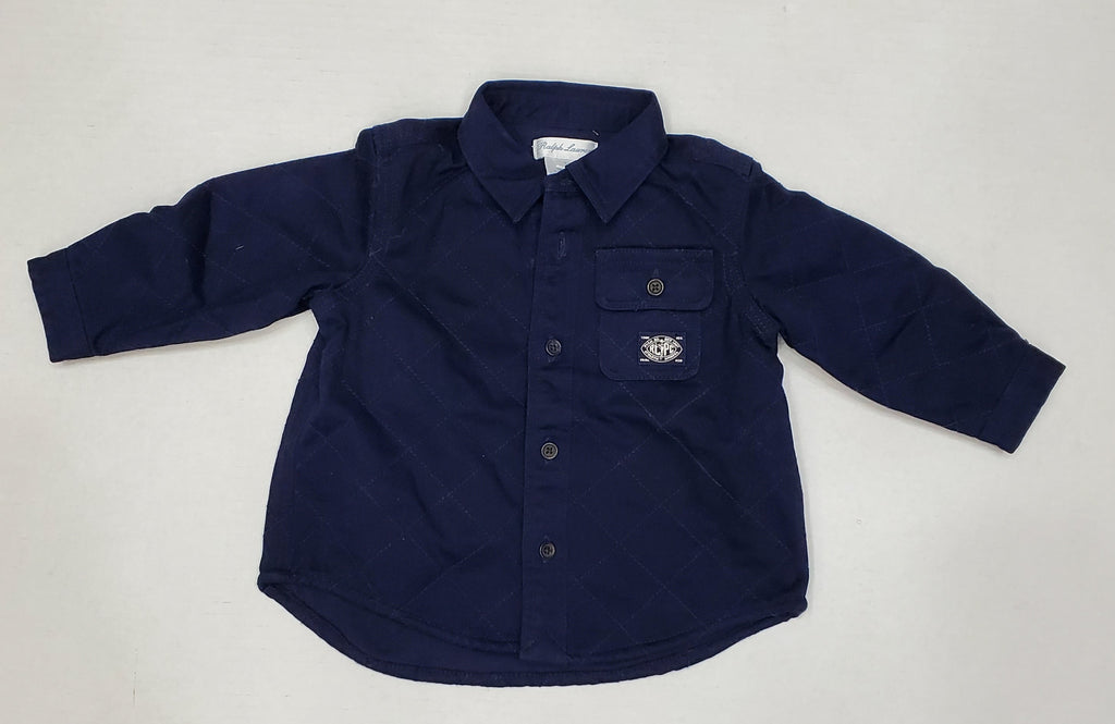 Nwt Infants Polo Ralph Lauren RLPC Cotton Lined Button Down (0-24 Months)