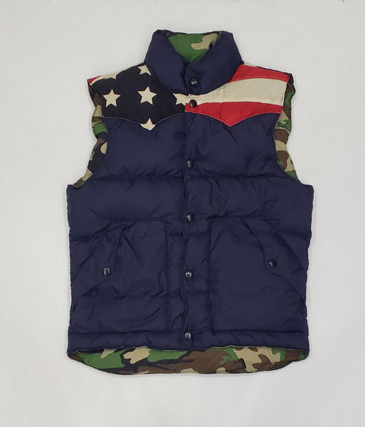Nwt Denim and Supply Ralph Lauren Reversible Vest - Unique Style