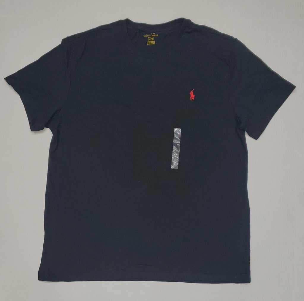 Nwt Polo Ralph Lauren Black Small Pony V-Neck Tee