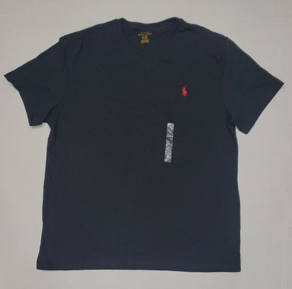 Nwt Polo Ralph Lauren Black Small Pony V-Neck Tee - Unique Style