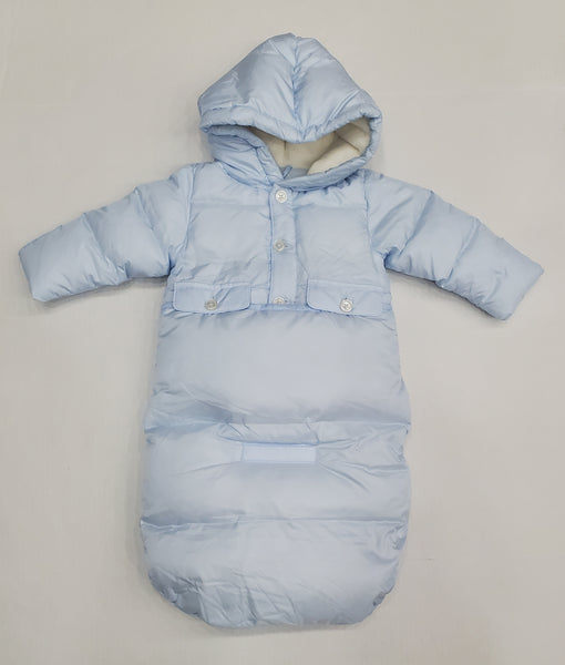 Nwt Boys Polo Ralph Lauren Blue One Piece Coat (3M) - Unique Style