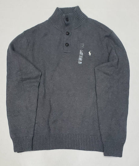 Nwt Polo Ralph Lauren Olive w/Navy Blue Horse Half-Zip Sweater