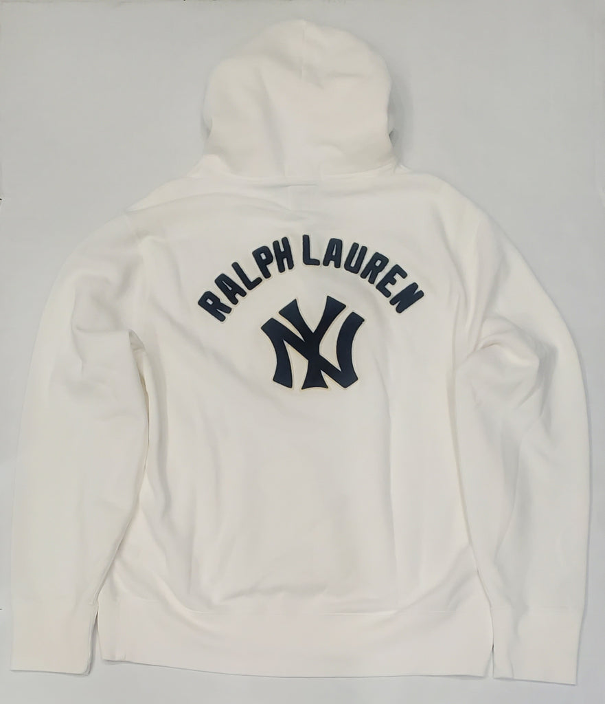 Nwt Polo Ralph Lauren White NY Yankees Hoodie