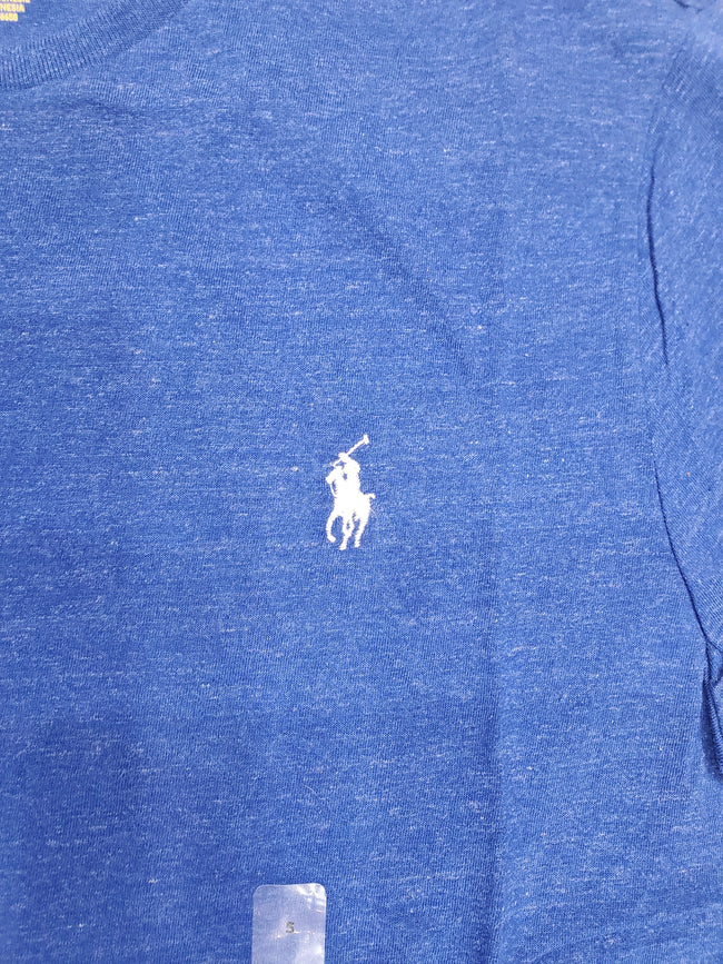 Nwt Polo Ralph Lauren "Blue Heather 667049" Small Pony RoundNeck Tee - Unique Style