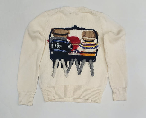 Nwt Kids Polo Ralph Lauren Triple Bear Sweater (8-20) - Unique Style