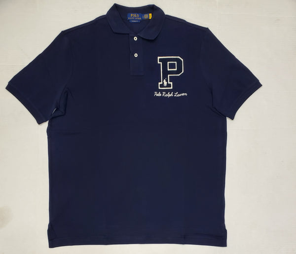 Nwt Polo Ralph Lauren Navy 'P' Classic Fit Polo - Unique Style