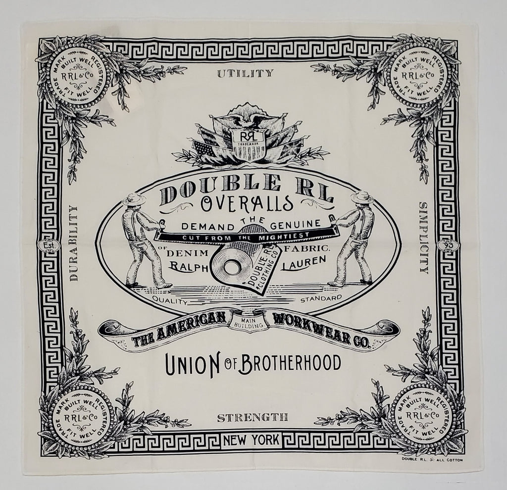 Nwt Double RL Union Of Brotherhood Bandana