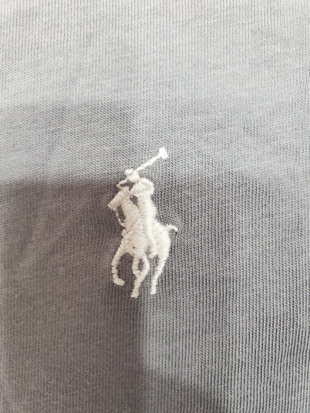 Nwt Polo Ralph Lauren Grey Small Pony Round Neck Tee - Unique Style