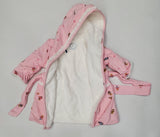 Nwt Girls Polo Ralph Lauren Pink Teddy Bear Robe (3M) - Unique Style