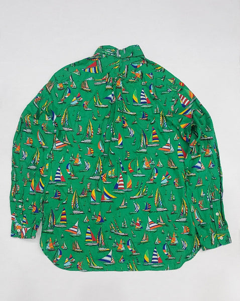 Nwt Polo Ralph Lauren Allover Sailboat Button Up - Unique Style