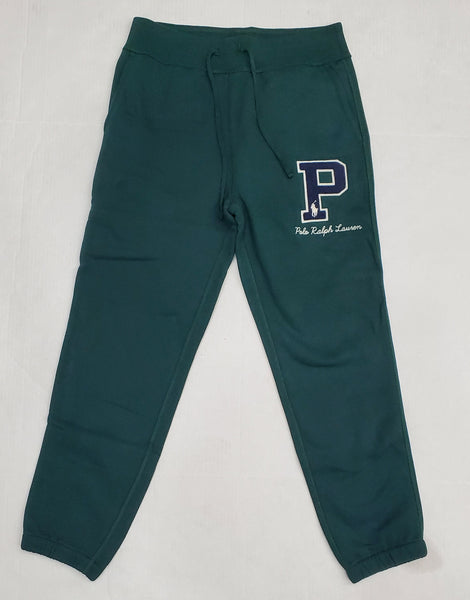 Nwt Polo Ralph Lauren Green/Navy 'P' Sweatshirt With Matching Joggers - Unique Style