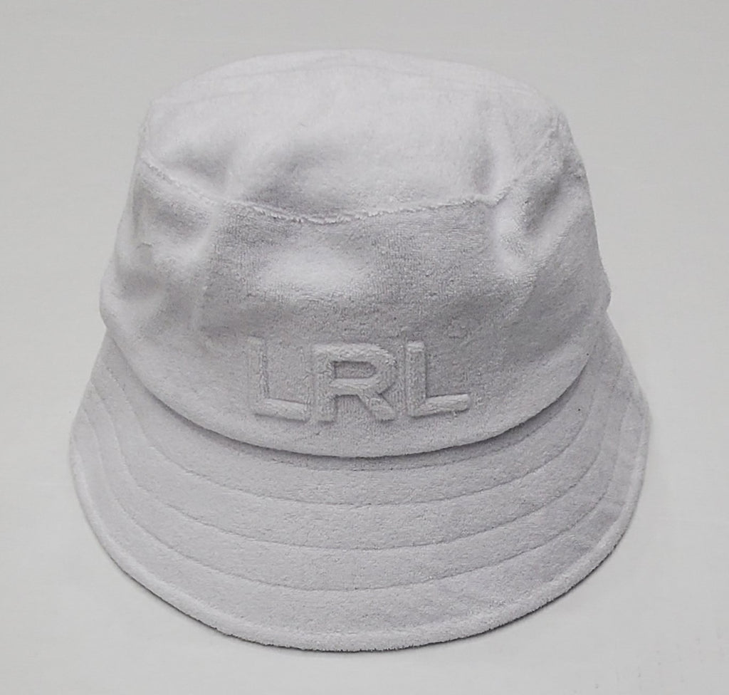 Nwt Ralph Lauren White LRL Cotton Bucket Hat