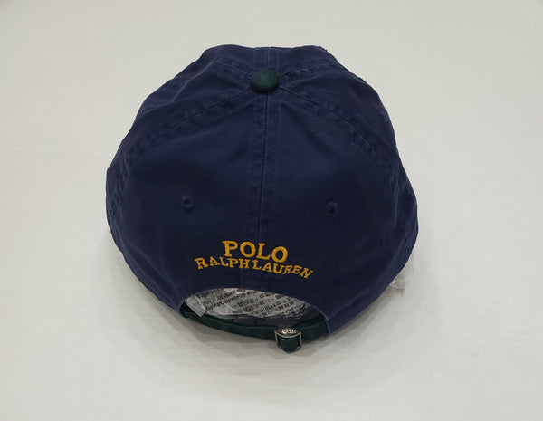 Nwt Polo Ralph Lauren Navy/Green Crest Adjustable Hat - Unique Style