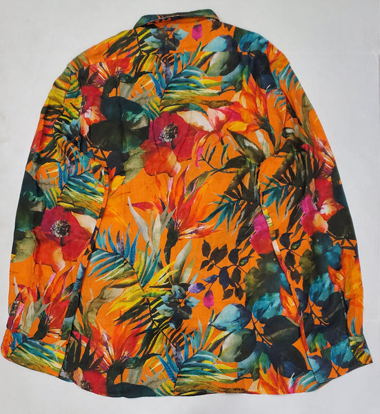 Nwt Ralph Lauren Purple Label Floral L/S Button Up - Unique Style