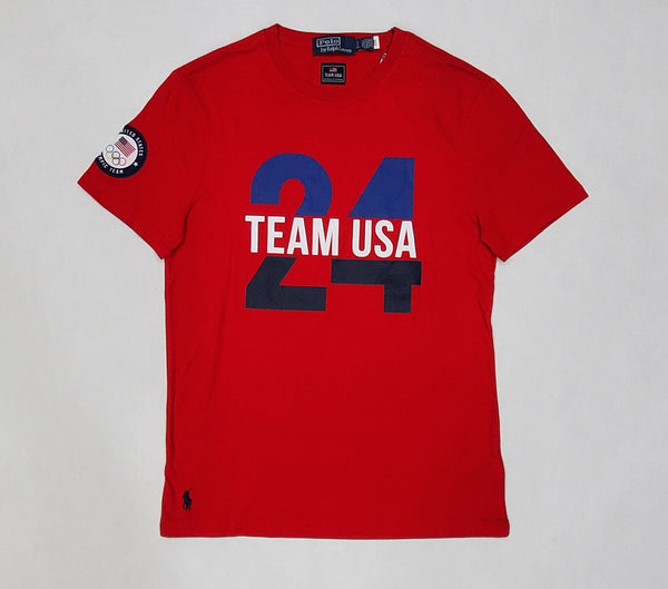Nwt Polo Ralph Lauren Red Team USA 24' Tee - Unique Style