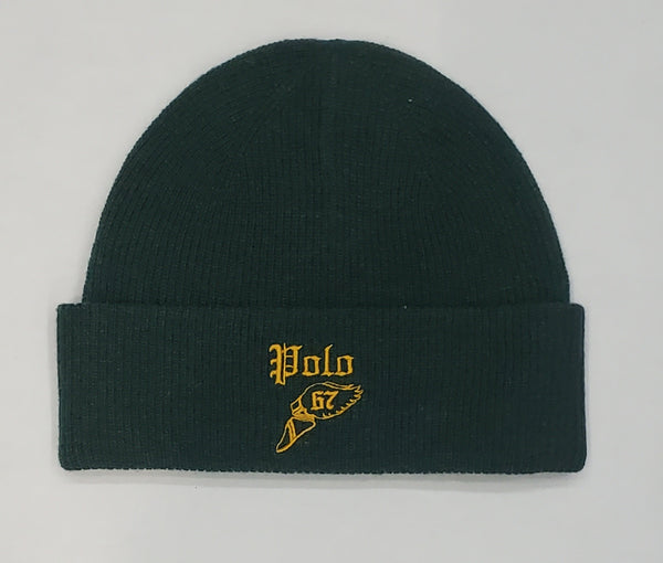 Nwt Polo Ralph Lauren Green Wing Foot Skully