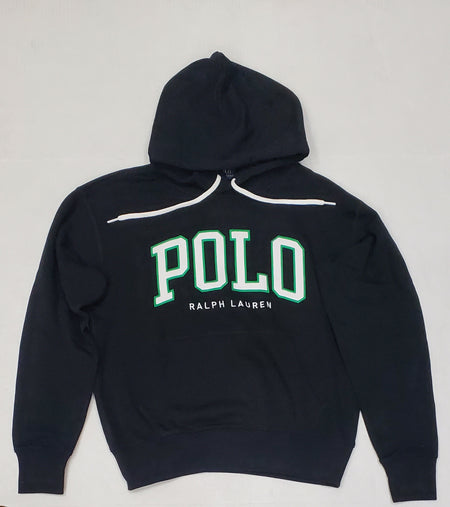 Nwt Polo Ralph Lauren White/Navy Small Pony Performance Hoodie