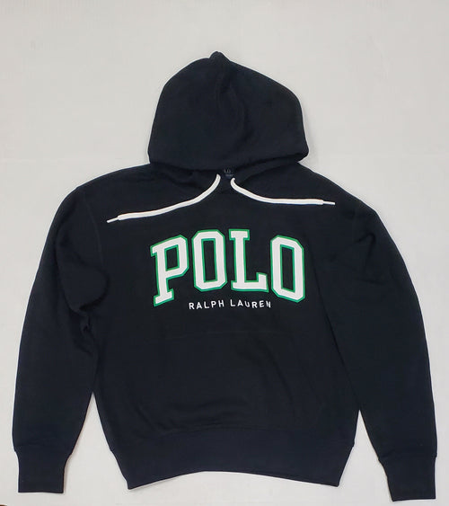 Nwt Polo Ralph Lauren Women's Spellout Black Hoodie - Unique Style