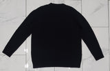 Nwt Polo Ralph Lauren Black w/Grey Crewneck Small Pony Wool Sweater - Unique Style