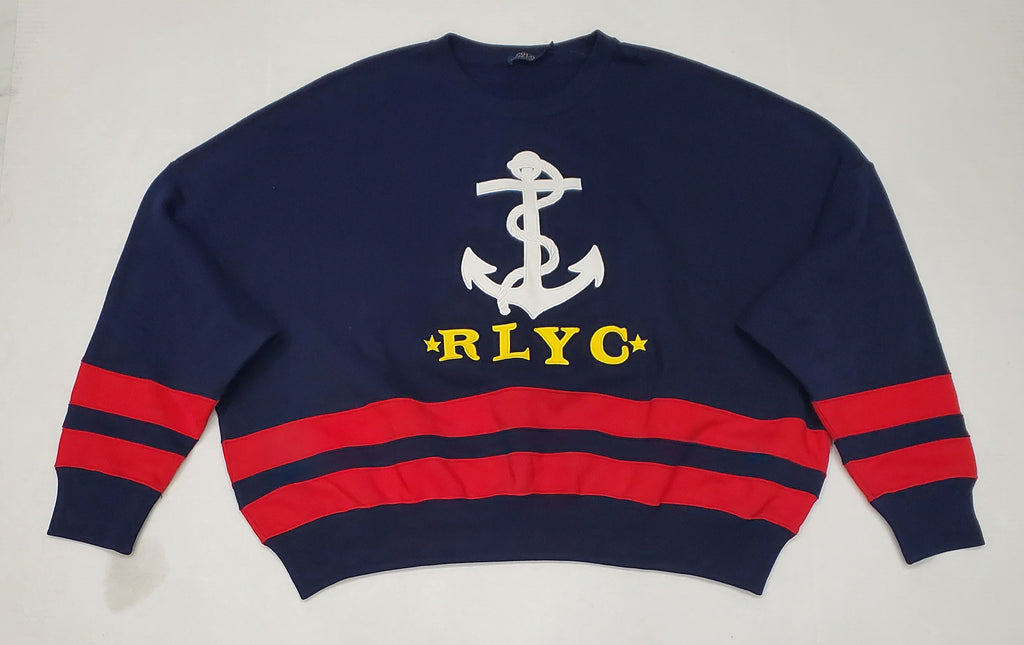 Nwt Polo Ralph Lauren Women's Anchor RLYC Sweatshirt