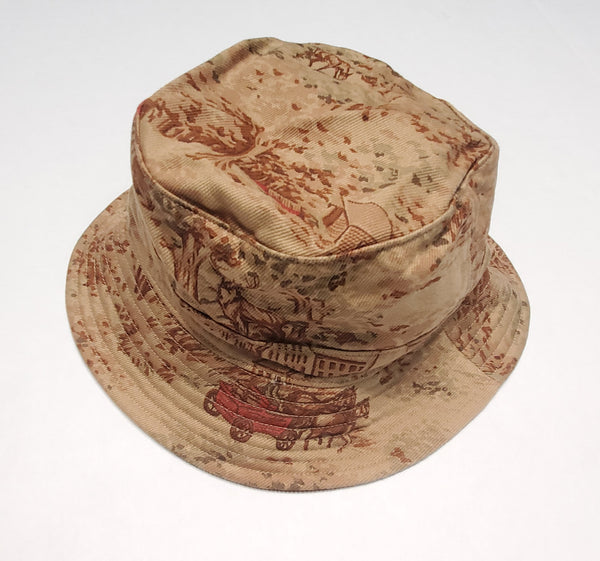 Nwt Polo Ralph Lauren Village Toile Print Bucket Hat