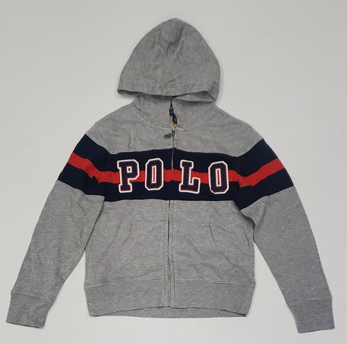 Nwt Kids Boys Polo Ralph Lauren Polo Spellout Striped Hoody (8-20) - Unique Style
