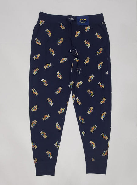 Nwt Polo Ralph Lauren Navy Mascot Football Bear Pajama Pants