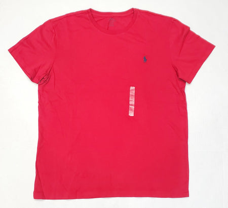 Nwt Polo Ralph Lauren Red/White Track Classic Fit Tee
