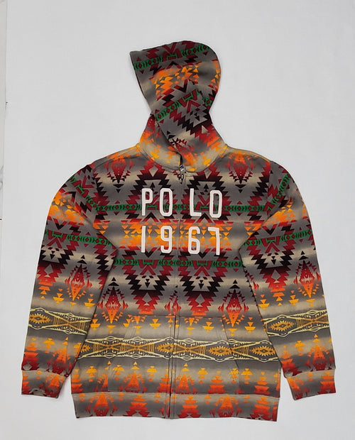 Nwt Kids Polo Ralph Lauren 1967 Aztek Hoody (8-20) - Unique Style