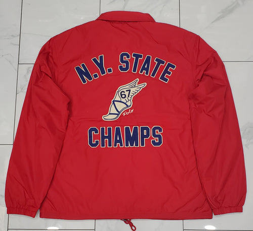 Nwt Polo Ralph Lauren NY State Champs Windbreaker Jacket - Unique Style