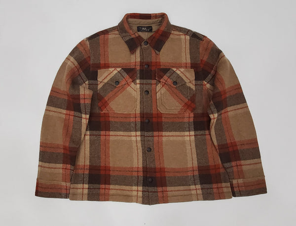 Nwt RRL Plaid Checker Pattern L/S Shirt - Unique Style