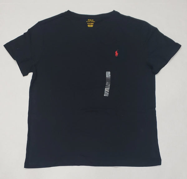 Nwt Polo Ralph Lauren Black Small Pony Round Neck Tee - Unique Style