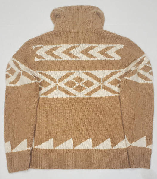 Ralph Lauren Purple Label Patterned Cashmere-Knit Sweater - Unique Style