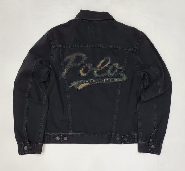 Nwt Polo Ralph Lauren Black Rodeo Wild West Fleece Jacket
