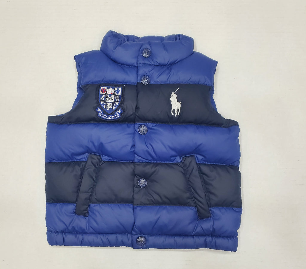 Nwt Infants Polo Ralph Lauren Embroidered/Patch Polo Vests (0-24 Months)