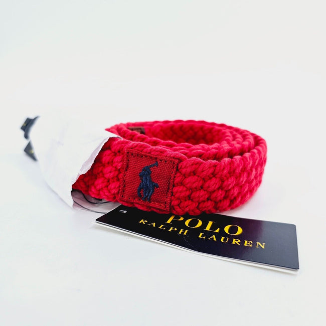 Nwt Polo Ralph Lauren Braided Stretch Cotton Belt - Unique Style
