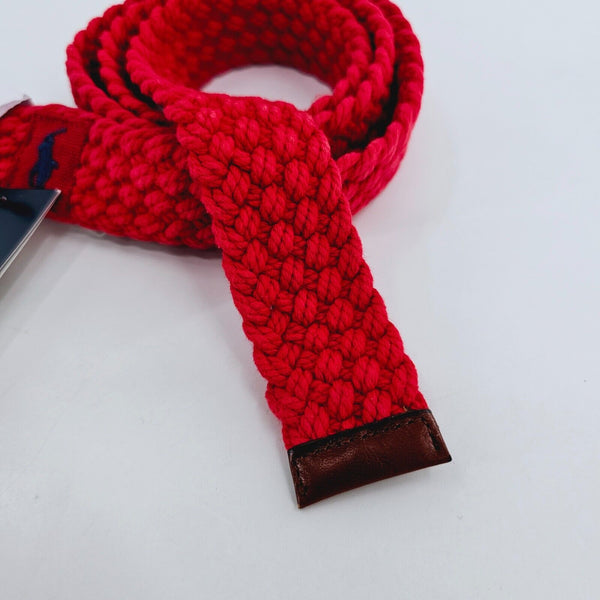 Nwt Polo Ralph Lauren Braided Stretch Cotton Belt - Unique Style