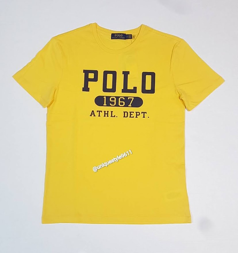 Nwt Polo Ralph Lauren Yellow 1967 Athl Dept Tee